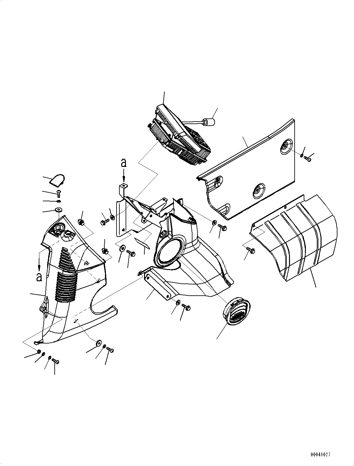 Excavators Komatsu / PC450-8 S/N 70001-UP(0000174c) / Cab, Cab In Parts, Monitor and Cover (#70001-)(K023021 : K1110-016013)