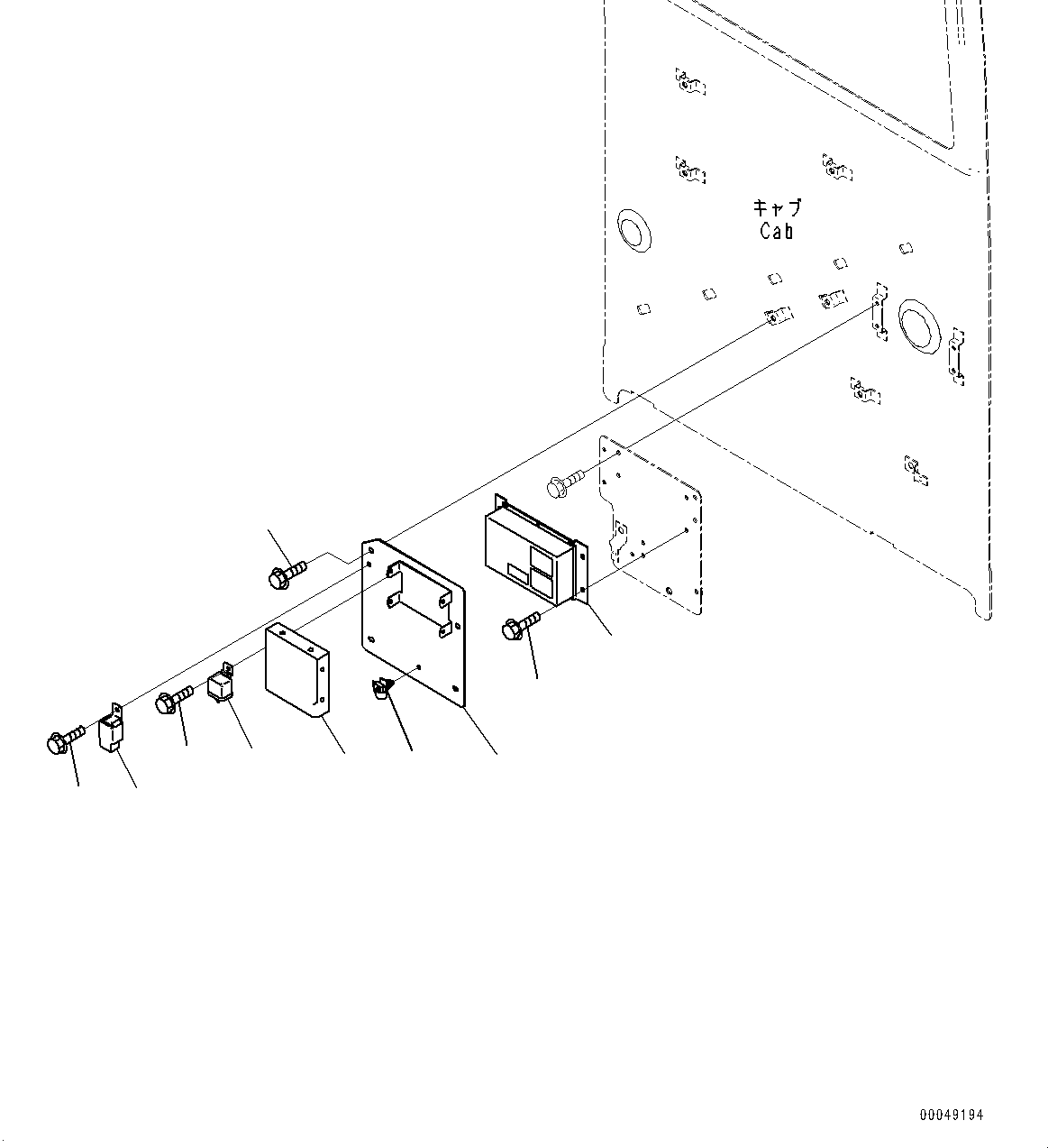 Excavators Komatsu / PC450-8 S/N 70001-UP(0000174c) / Cab, Cab In Parts, Air Conditioner and KOMTRAX Controller (#70001-70675)(K028033 : K1110-020021)