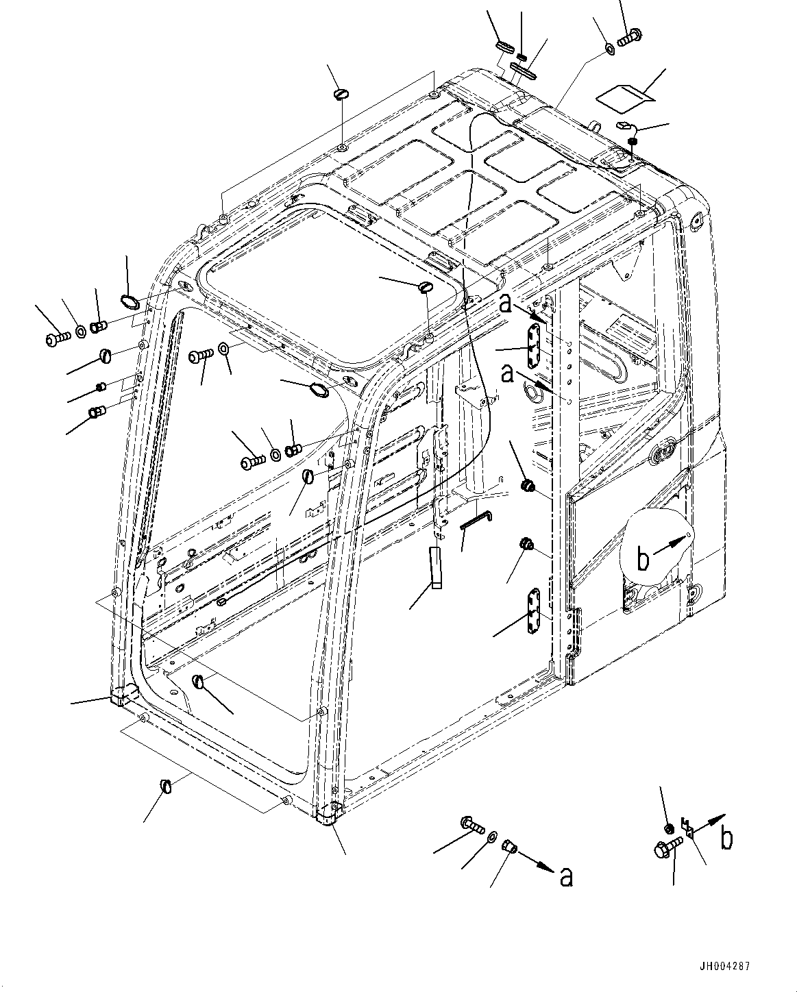 Excavators Komatsu / PC450-8 S/N 70001-UP(0000174c) / Cab, KOMTRAX Film Antenna (#70001-)(K033019 : K1110-030013)