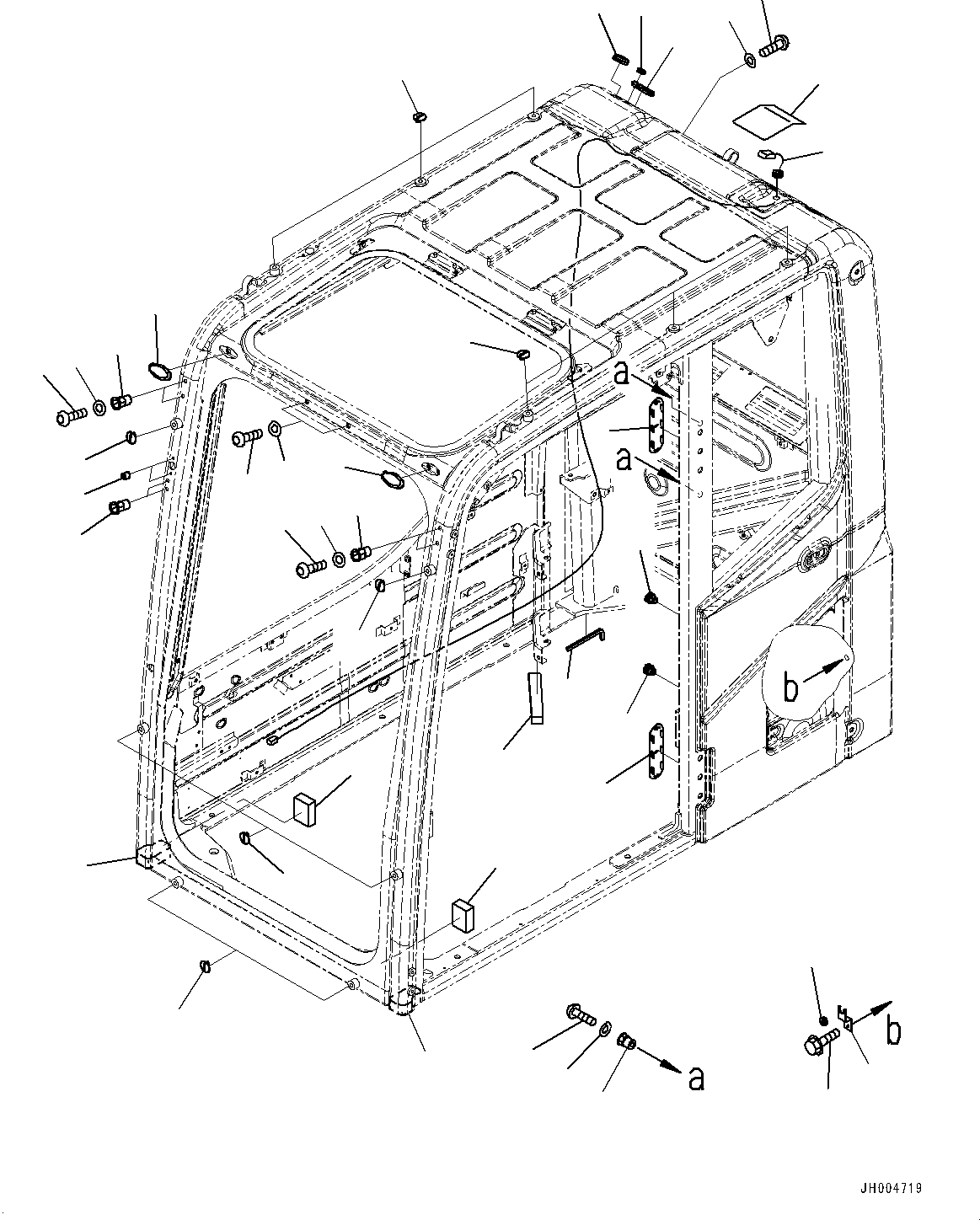 Excavators Komatsu / PC450-8 S/N 70001-UP(0000174c) / Cab, KOMTRAX Film Antenna (#70001-)(K036016 : K1110-033012)
