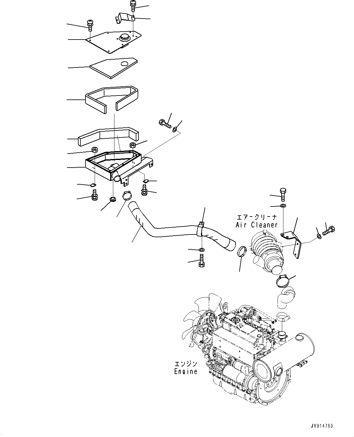 Komatsu parts book diagram for PC55MR-3 S/N 15001-UP: ґ ? ? ёШ ?Е, (јЭёЮЩ ґЪТЭД АІМЯ, “ъ–{, ‰ўЏBЋD—L —P)(#15427-16000)