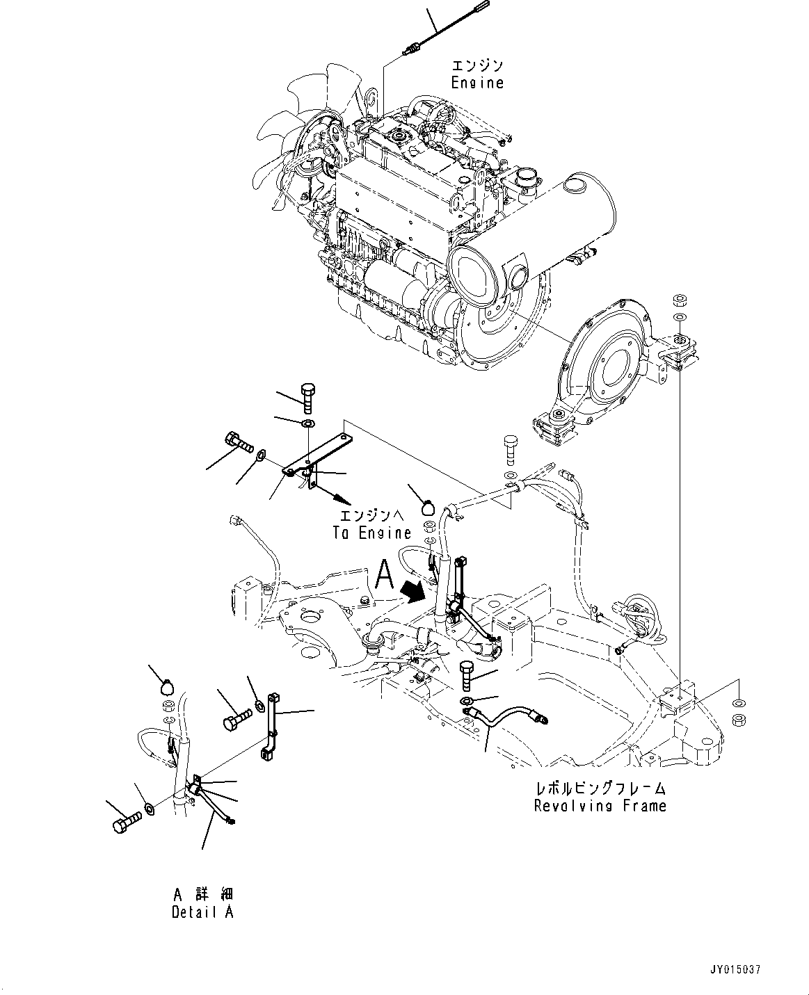 Komatsu parts book diagram for PC55MR-3 S/N 15001-UP: ґЭјЮЭ ХЖЇД, ЬІФШЭёЮК ?ИЅ Ћж•T‚Ї(#15427-16000)