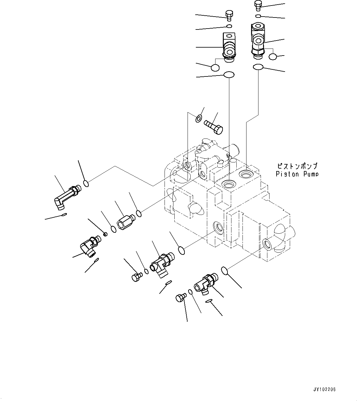 Komatsu parts book diagram for PC55MR-3 S/N 15001-UP: ґЭјЮЭ ХЖЇД, ЛЯЅДЭ ОЯЭМЯ ЉЦ?A•”•I(#19687-)