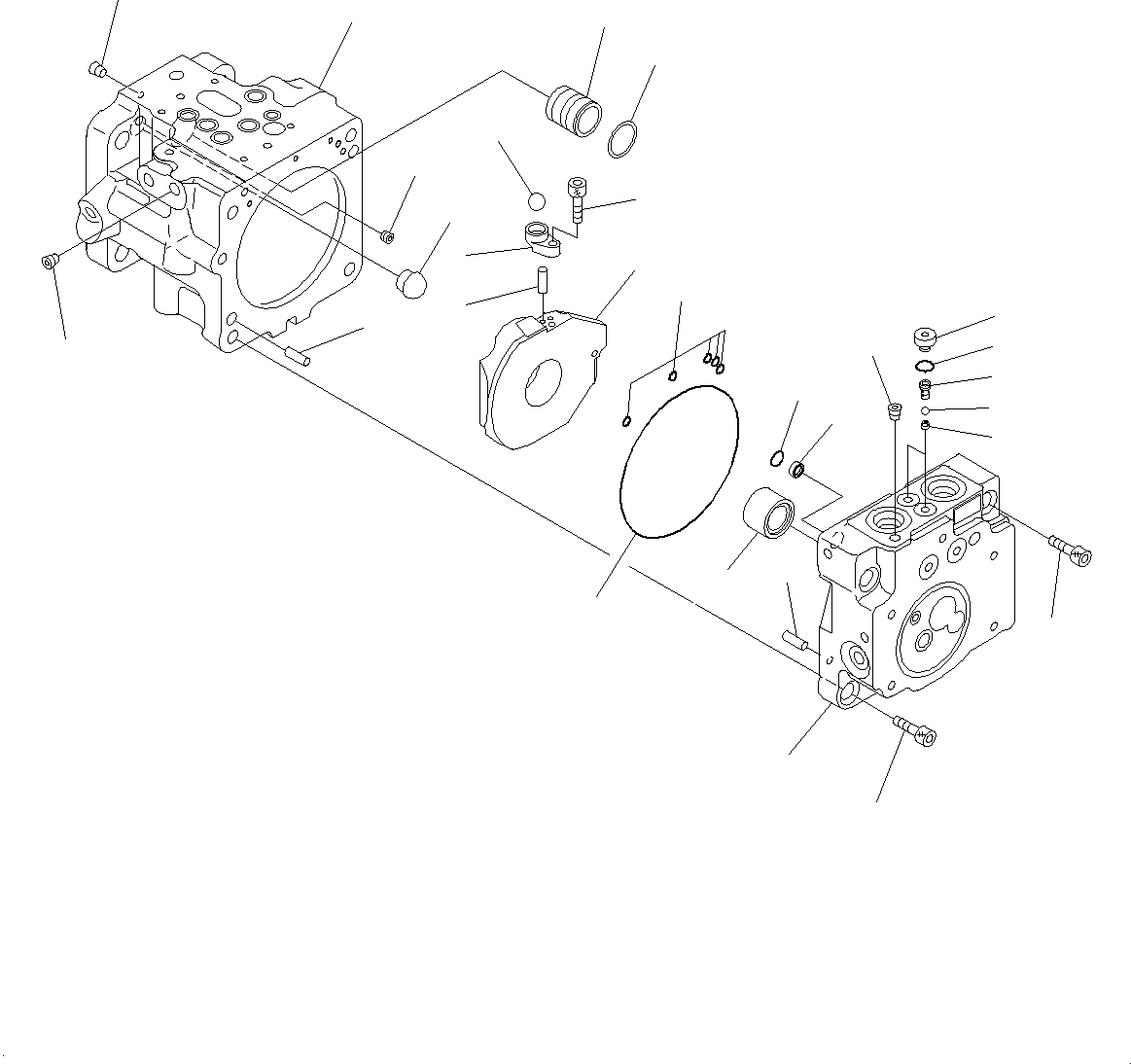 Komatsu parts book diagram for PC55MR-3 S/N 15001-UP: ґЭјЮЭ ХЖЇД, ЛЯЅДЭ ОЯЭМЯ, Ќ\ђ ?•”•I (1/6) (ґ ?єЭ •T)(#16001-16500)