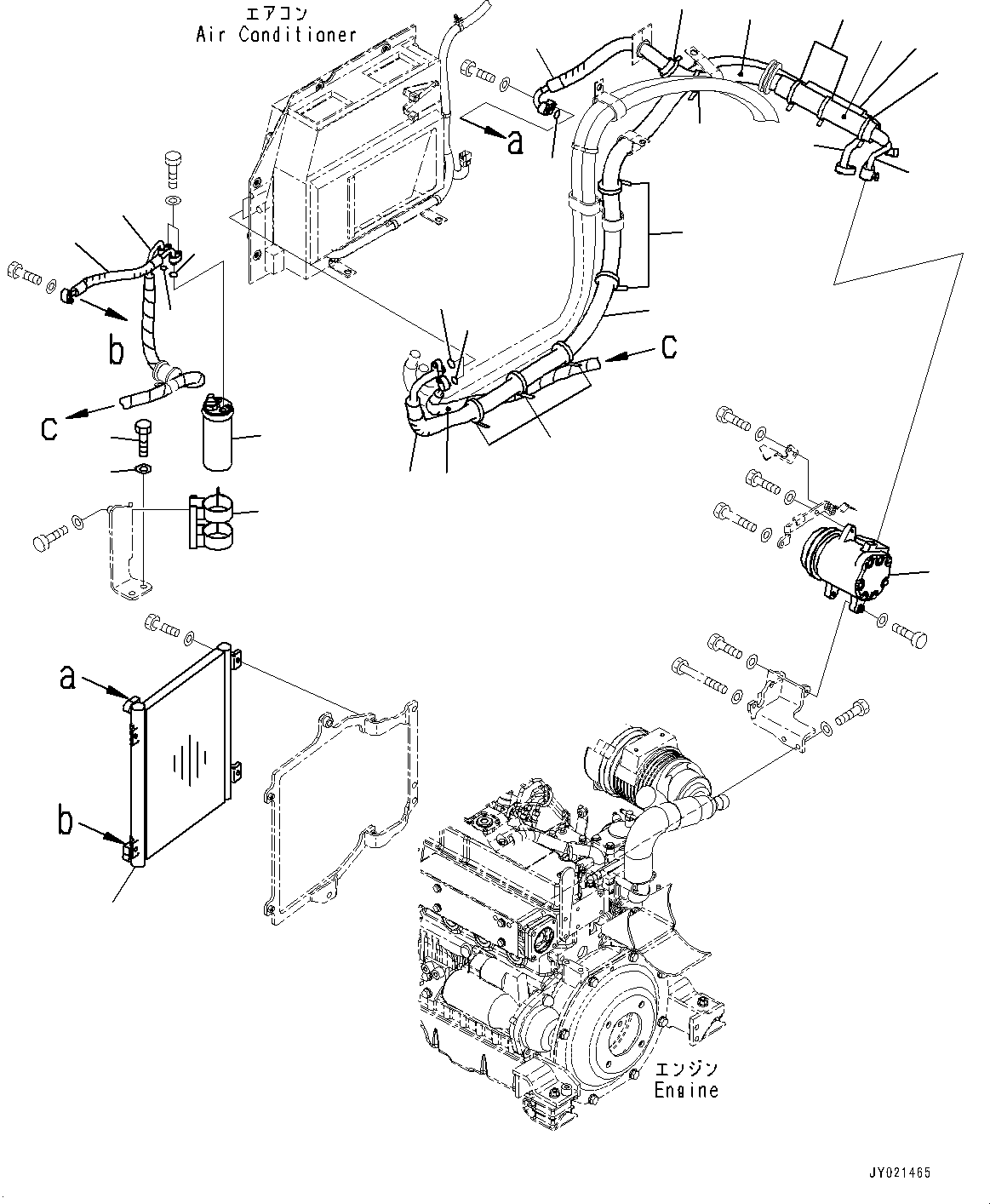 Komatsu parts book diagram for PC55MR-3 S/N 15001-UP: ґЭјЮЭ ХЖЇД, ґ ?єЭ ”ZЉЗ (1/2)(#17435-)