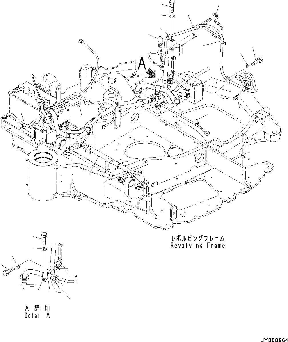 Komatsu parts book diagram for PC55MR-3 S/N 15001-UP: ґЪёДШЇё ЬІФШЭёЮК ?ИЅ, ТІЭ ЬІФШЭёЮК ?ИЅ (1/2)(#15001-15426)