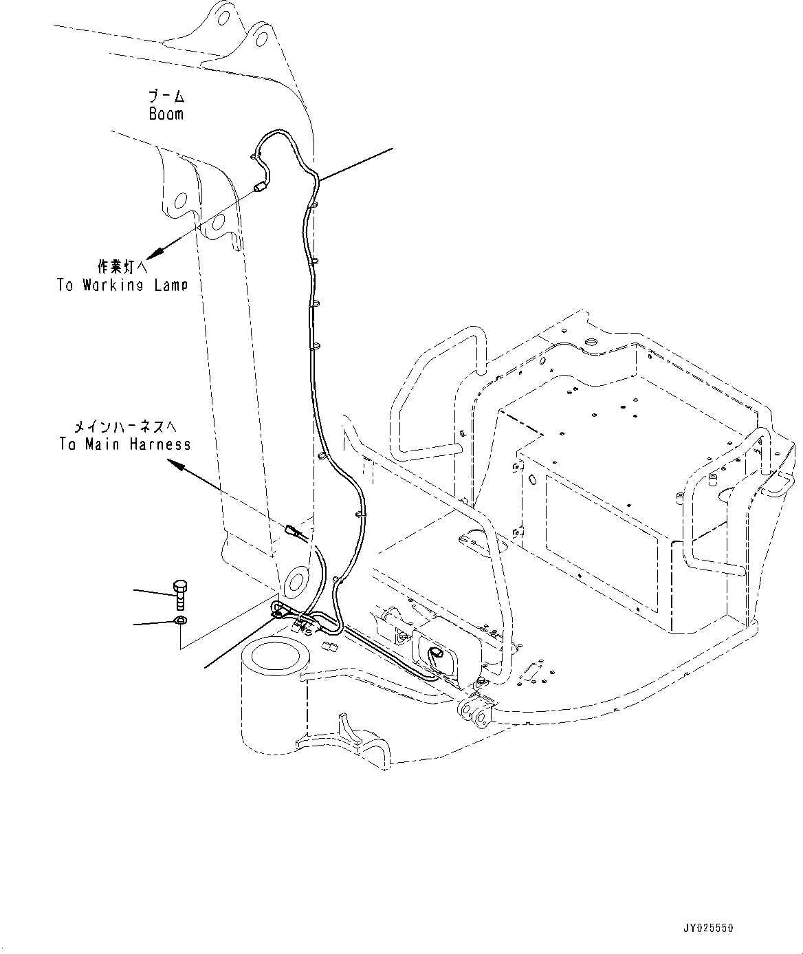 Komatsu parts book diagram for PC55MR-3 S/N 15001-UP: ‘OЏЖ“”, ЬІФШЭёЮК ?ИЅ (ROPS  ? ?ЙЛЯ •T)(#18501-)