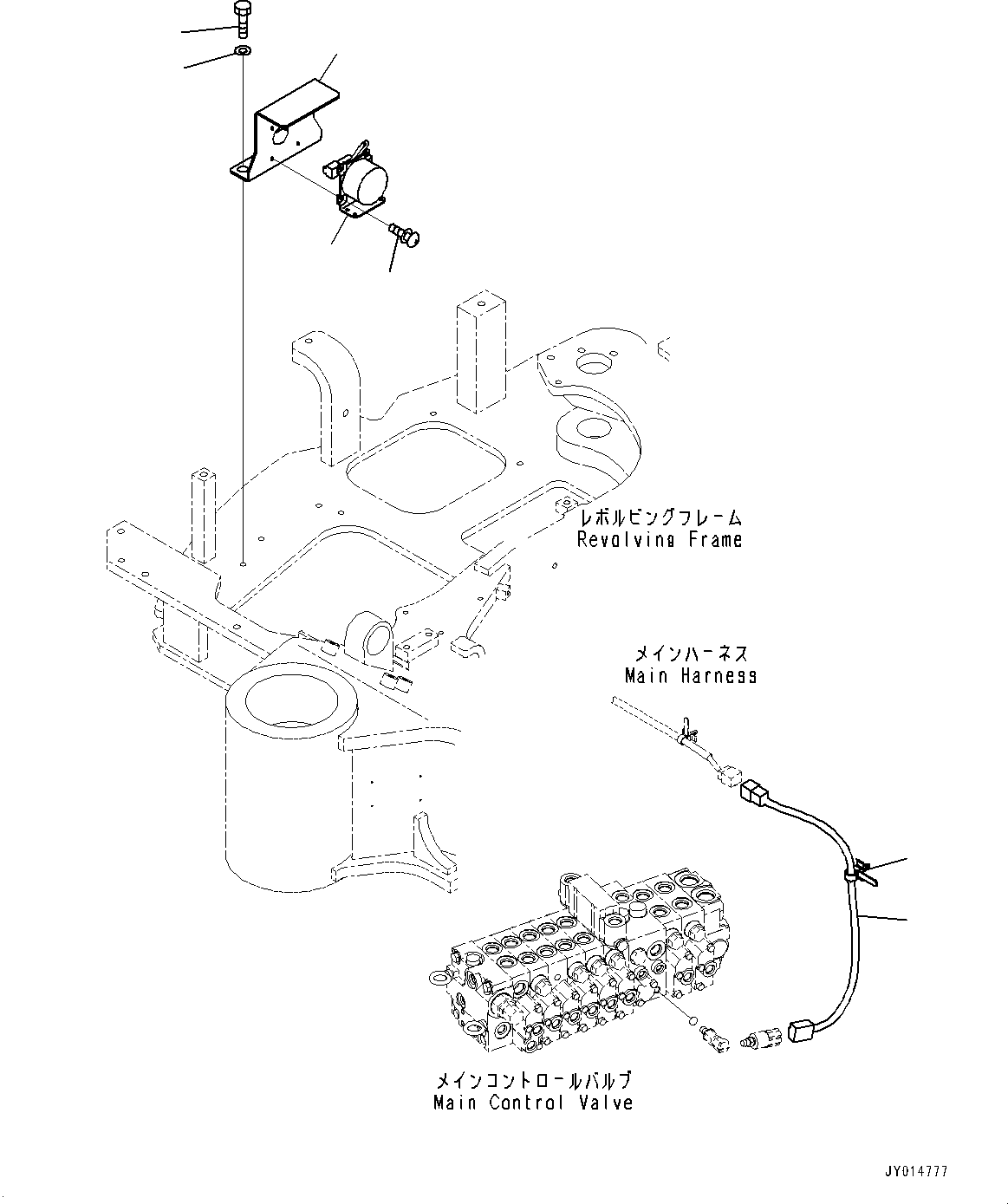 Komatsu parts book diagram for PC55MR-3 S/N 15001-UP: ‘–ЌS  ?Ч ?С, (#16001-16500)