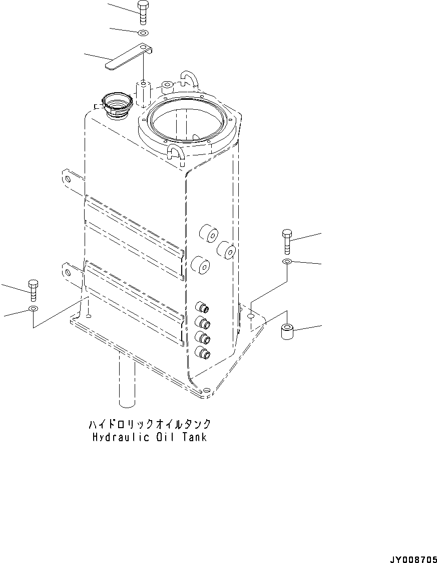 Komatsu parts book diagram for PC55MR-3 S/N 15001-UP: Ќм“ ?–ыАЭё, Ћж•T‚Ї(#15001-15344)
