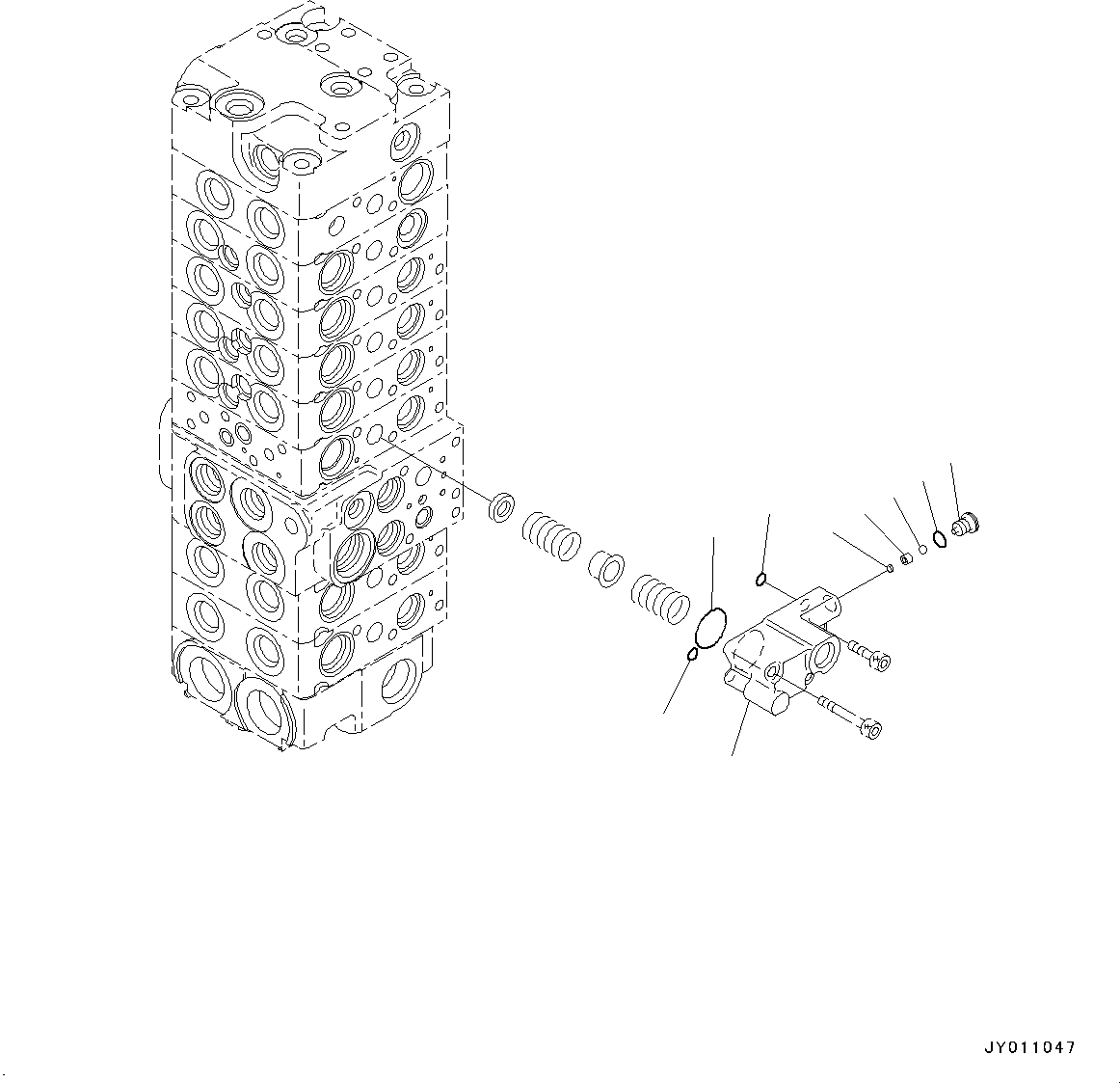 Komatsu parts book diagram for PC55MR-3 S/N 15001-UP: єЭДЫ ?Щ КЮЩМЮ, 8 КЮЩМЮ (6/21)(#15401-16000)