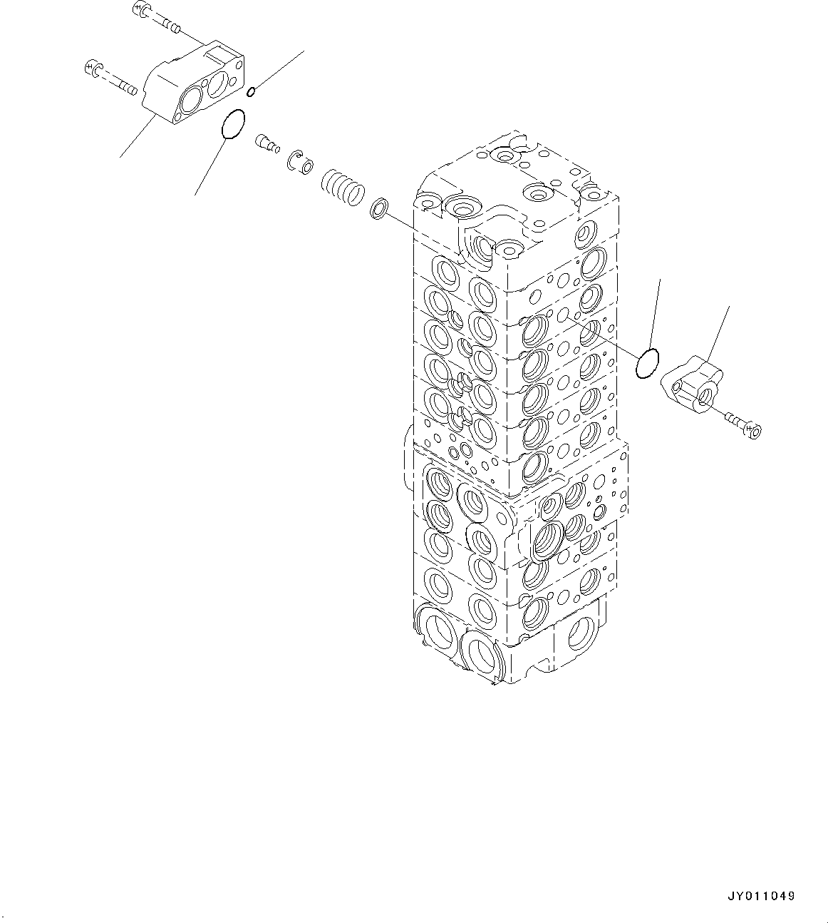 Komatsu parts book diagram for PC55MR-3 S/N 15001-UP: єЭДЫ ?Щ КЮЩМЮ, 8 КЮЩМЮ (8/21)(#16501-)