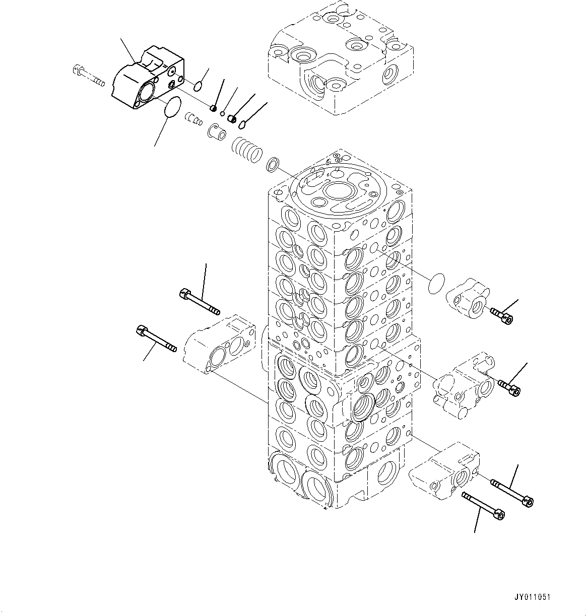 Komatsu parts book diagram for PC55MR-3 S/N 15001-UP: єЭДЫ ?Щ КЮЩМЮ, 8 КЮЩМЮ (10/21)(#16501-)