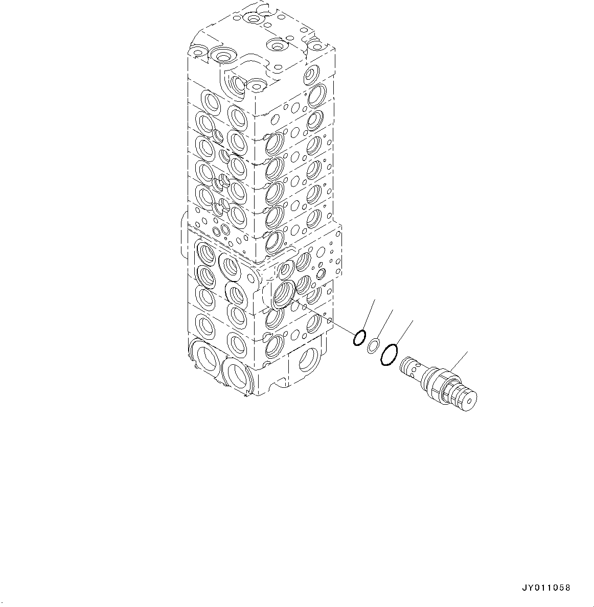 Komatsu parts book diagram for PC55MR-3 S/N 15001-UP: єЭДЫ ?Щ КЮЩМЮ, 8 КЮЩМЮ (17/21)(#16501-17099)
