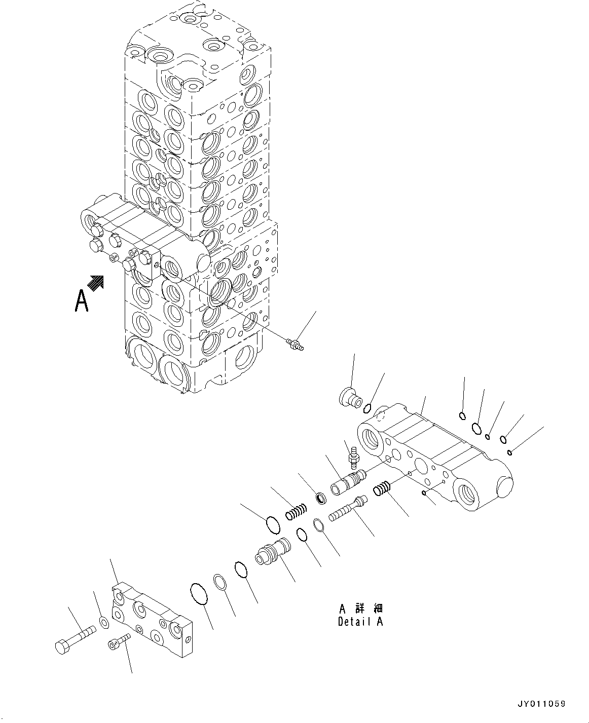 Komatsu parts book diagram for PC55MR-3 S/N 15001-UP: єЭДЫ ?Щ КЮЩМЮ, 8 КЮЩМЮ (18/21)(#16501-19730)