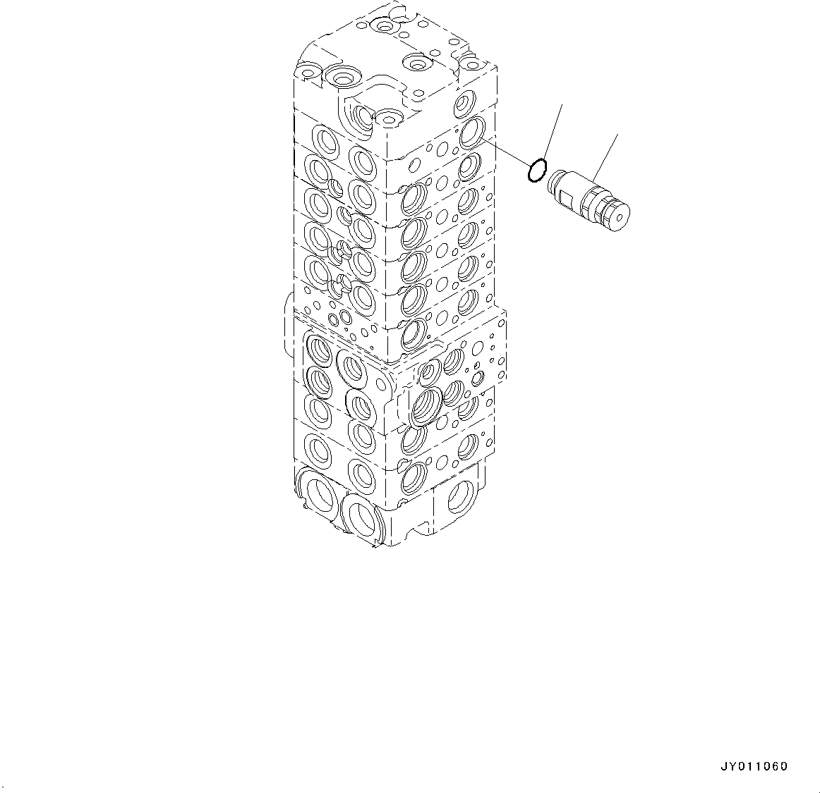 Komatsu parts book diagram for PC55MR-3 S/N 15001-UP: єЭДЫ ?Щ КЮЩМЮ, 8 КЮЩМЮ (19/21)(#16501-)