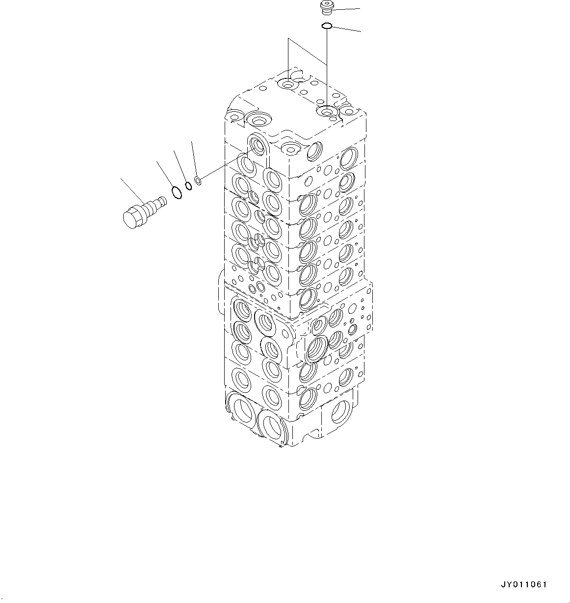Komatsu parts book diagram for PC55MR-3 S/N 15001-UP: єЭДЫ ?Щ КЮЩМЮ, 8 КЮЩМЮ (20/21)(#16501-)