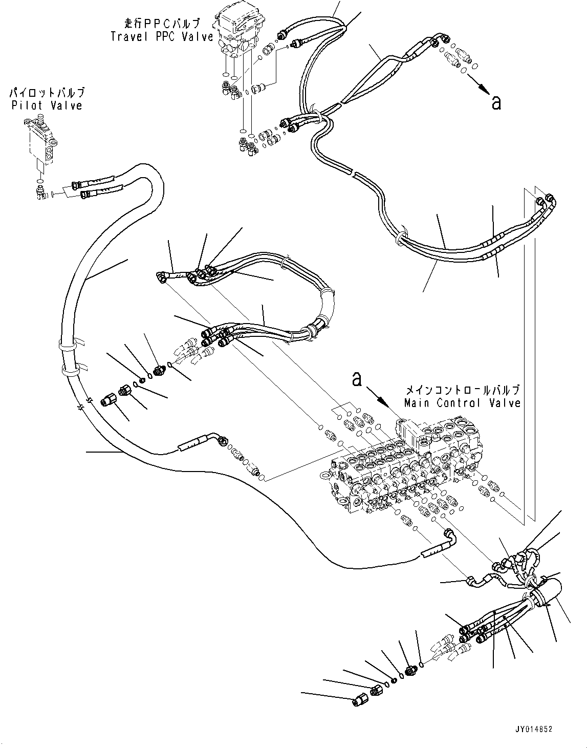 Komatsu parts book diagram for PC55MR-3 S/N 15001-UP: єЭДЫ ?Щ КЮЩМЮ, PPC ”ZЉЗ ( ? ?Д ГЮѕЧЪ ?А •T)(#15401-16000)