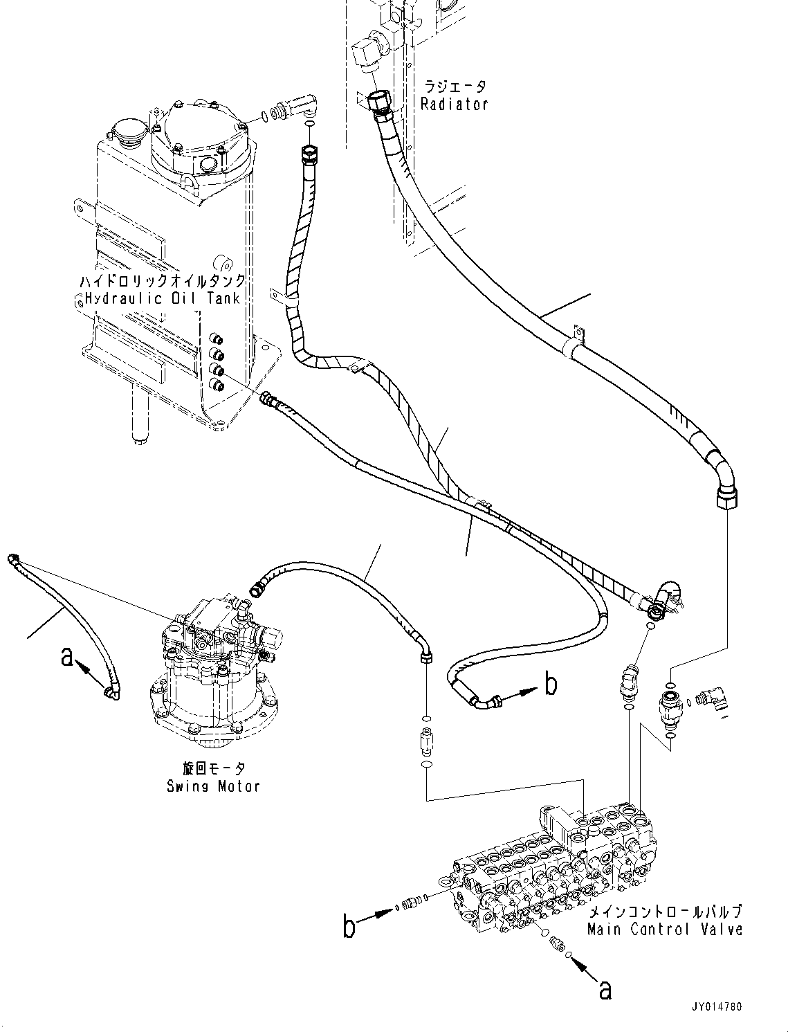 Komatsu parts book diagram for PC55MR-3 S/N 15001-UP: єЭДЫ ?Щ КЮЩМЮ, ША ?Э ”ZЉЗ(#16001-16005)