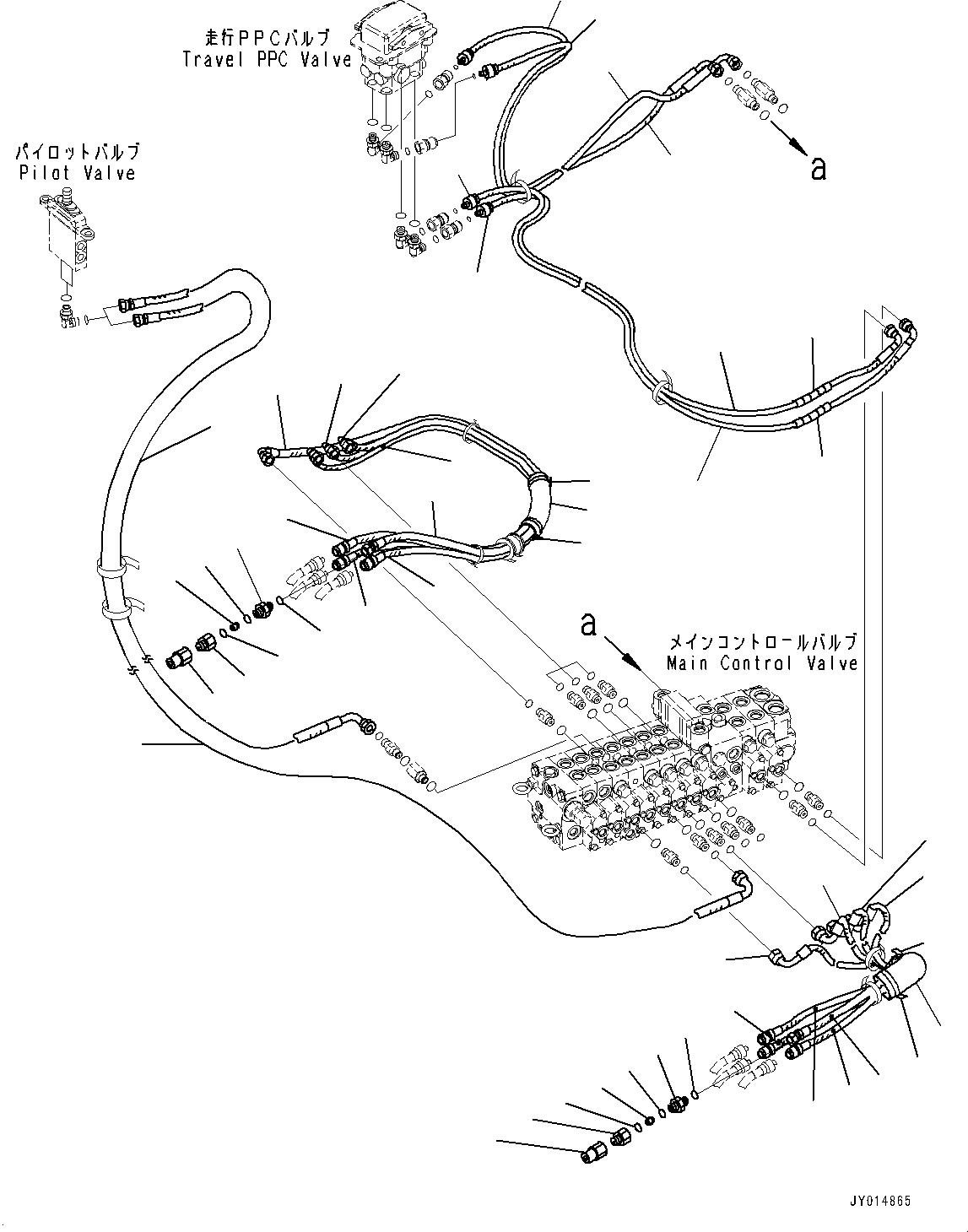 Komatsu parts book diagram for PC55MR-3 S/N 15001-UP: єЭДЫ ?Щ КЮЩМЮ, PPC ”ZЉЗ(#16501-)