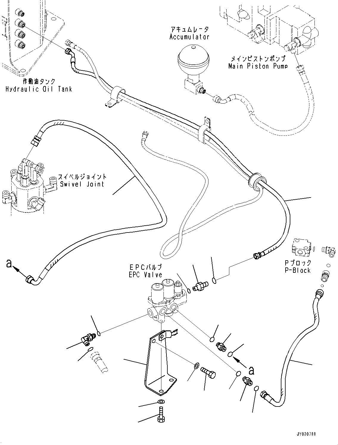 Komatsu parts book diagram for PC55MR-3 S/N 15001-UP: єЭДЫ ?Щ КЮЩМЮ, їЪЙІДЮ КЮЩМЮ ”ZЉЗ(#16501-19780)