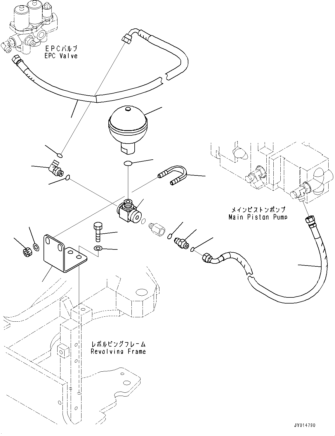 Komatsu parts book diagram for PC55MR-3 S/N 15001-UP: єЭДЫ ?Щ КЮЩМЮ,  ? ? ?СЪ ?А ”ZЉЗ(#16001-16500)