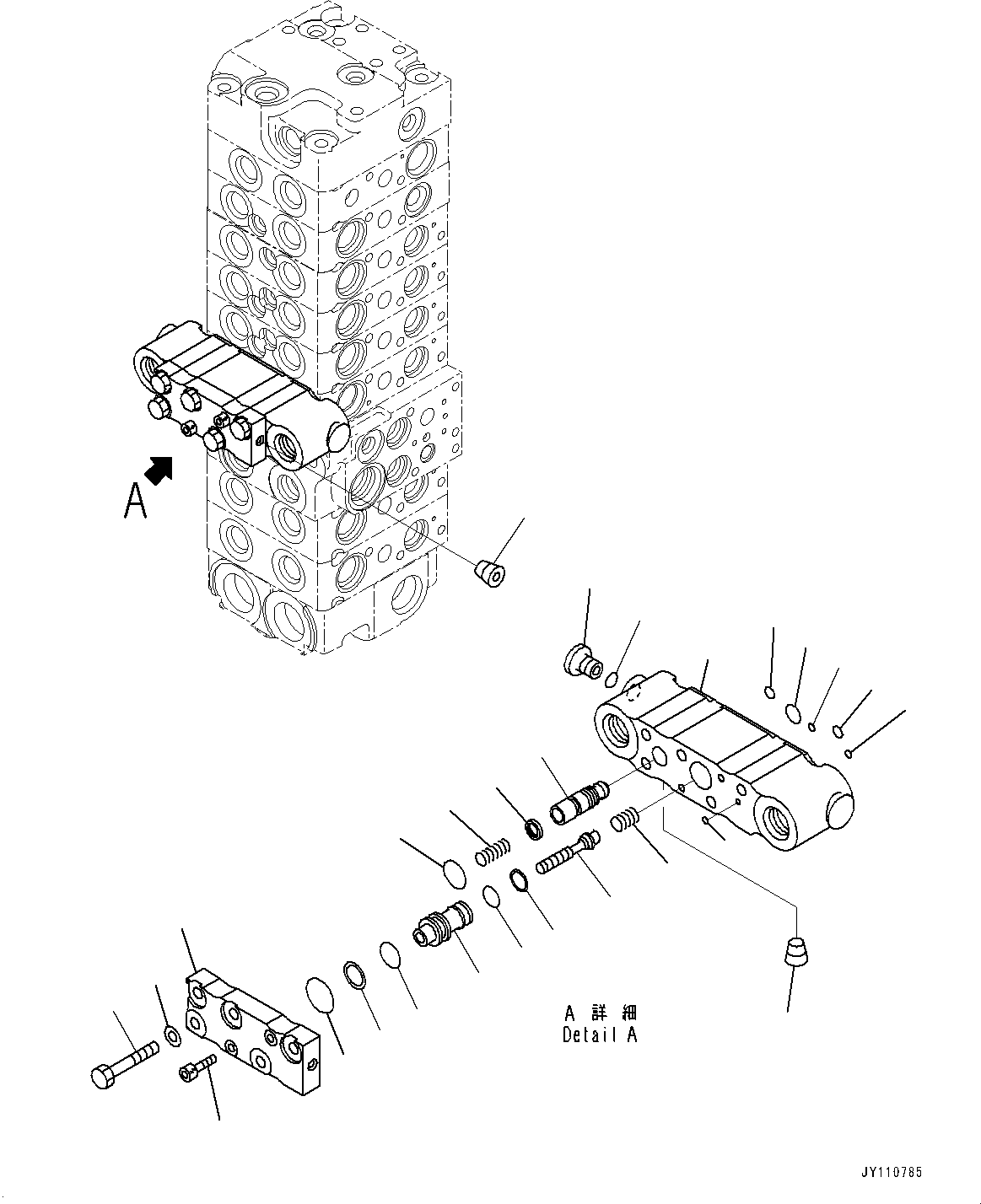 Komatsu parts book diagram for PC55MR-3 S/N 15001-UP: єЭДЫ ?Щ КЮЩМЮ, 8 КЮЩМЮ (18/21)(#19731-)