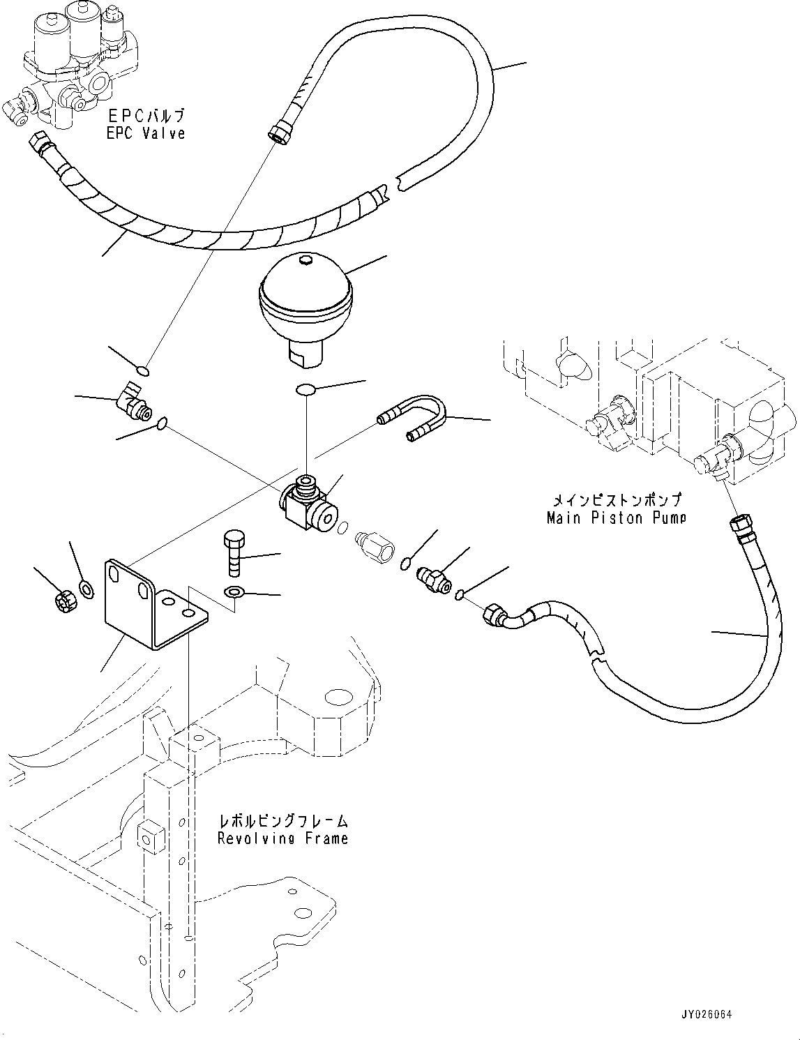 Komatsu parts book diagram for PC55MR-3 S/N 15001-UP: єЭДЫ ?Щ КЮЩМЮ,  ? ? ?СЪ ?А ”ZЉЗ(#18351-)