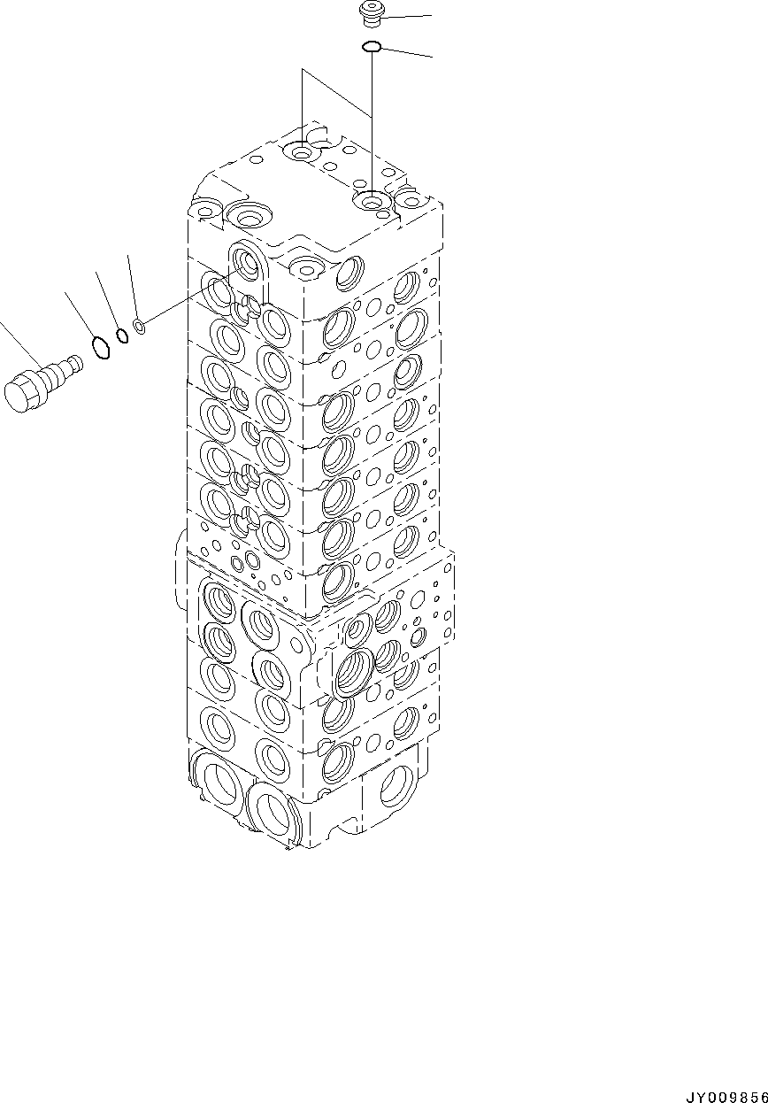 Komatsu parts book diagram for PC55MR-3 S/N 15001-UP: єЭДЫ ?Щ КЮЩМЮ, 9 КЮЩМЮ (20/23)(#16501-)