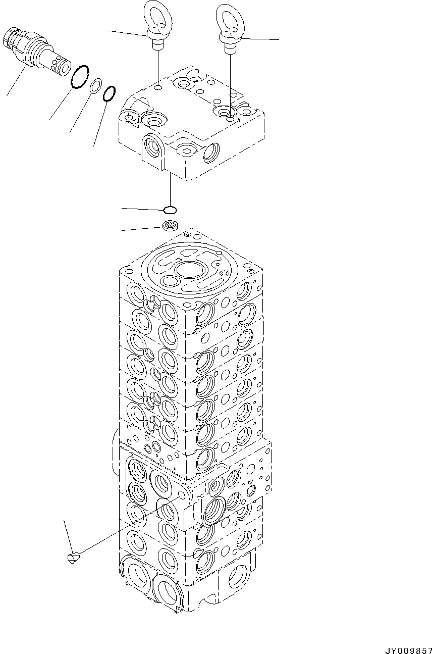 Komatsu parts book diagram for PC55MR-3 S/N 15001-UP: єЭДЫ ?Щ КЮЩМЮ, 9 КЮЩМЮ (21/23)(#16501-)