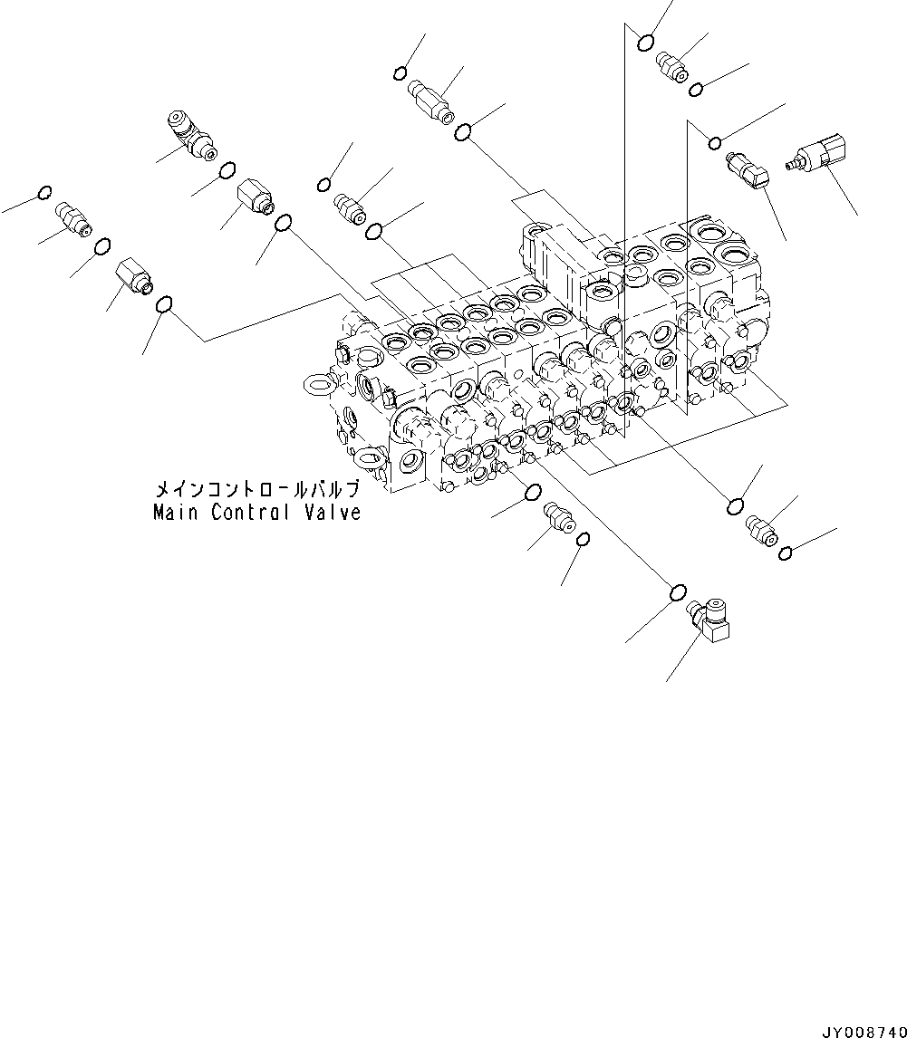 Komatsu parts book diagram for PC55MR-3 S/N 15001-UP: єЭДЫ ?Щ КЮЩМЮ, єИёГЁЭёЮ •”•I (3/3)(#15001-15400)