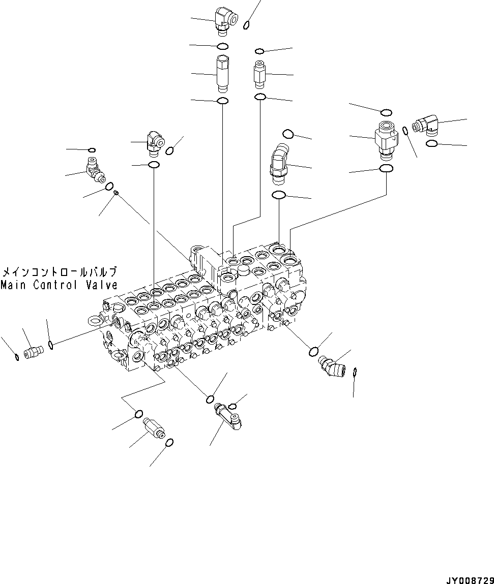 Komatsu parts book diagram for PC55MR-3 S/N 15001-UP: єЭДЫ ?Щ КЮЩМЮ, єИёГЁЭёЮ •”•I (1/3) (10 ЅМЯ ?Щ, 1‘ќђЭ  ?ёБ ?ґ ?А”ZЉЗ •T)(#16501-)