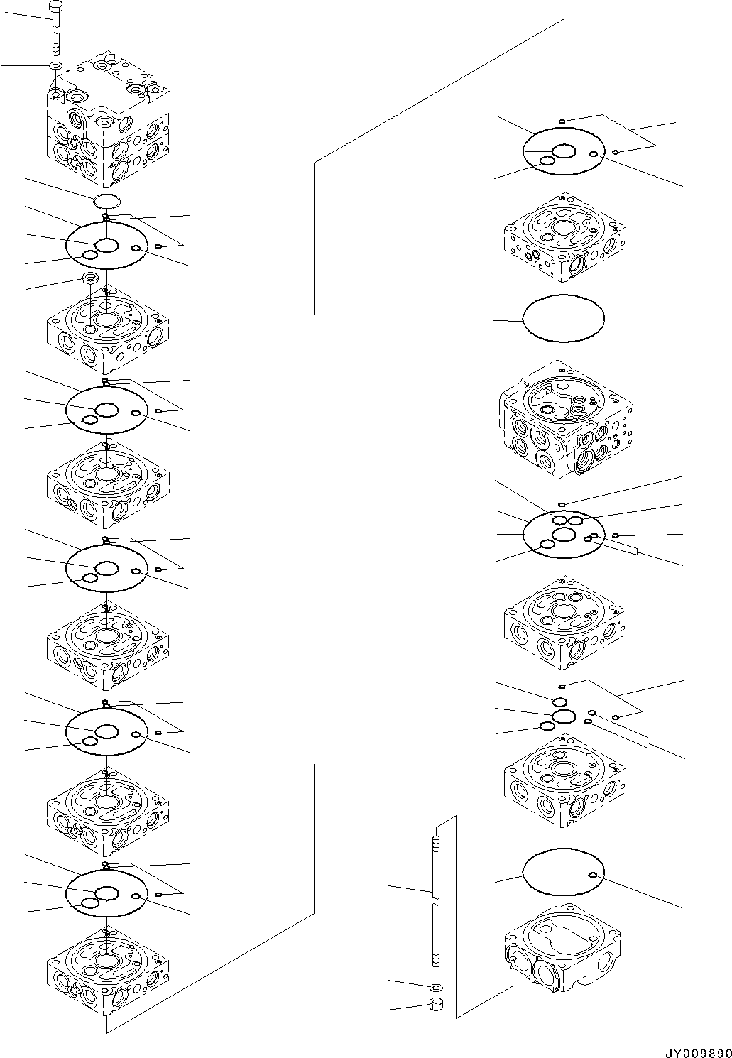 Komatsu parts book diagram for PC55MR-3 S/N 15001-UP: єЭДЫ ?Щ КЮЩМЮ, 10 КЮЩМЮ (2/25)(#16501-)