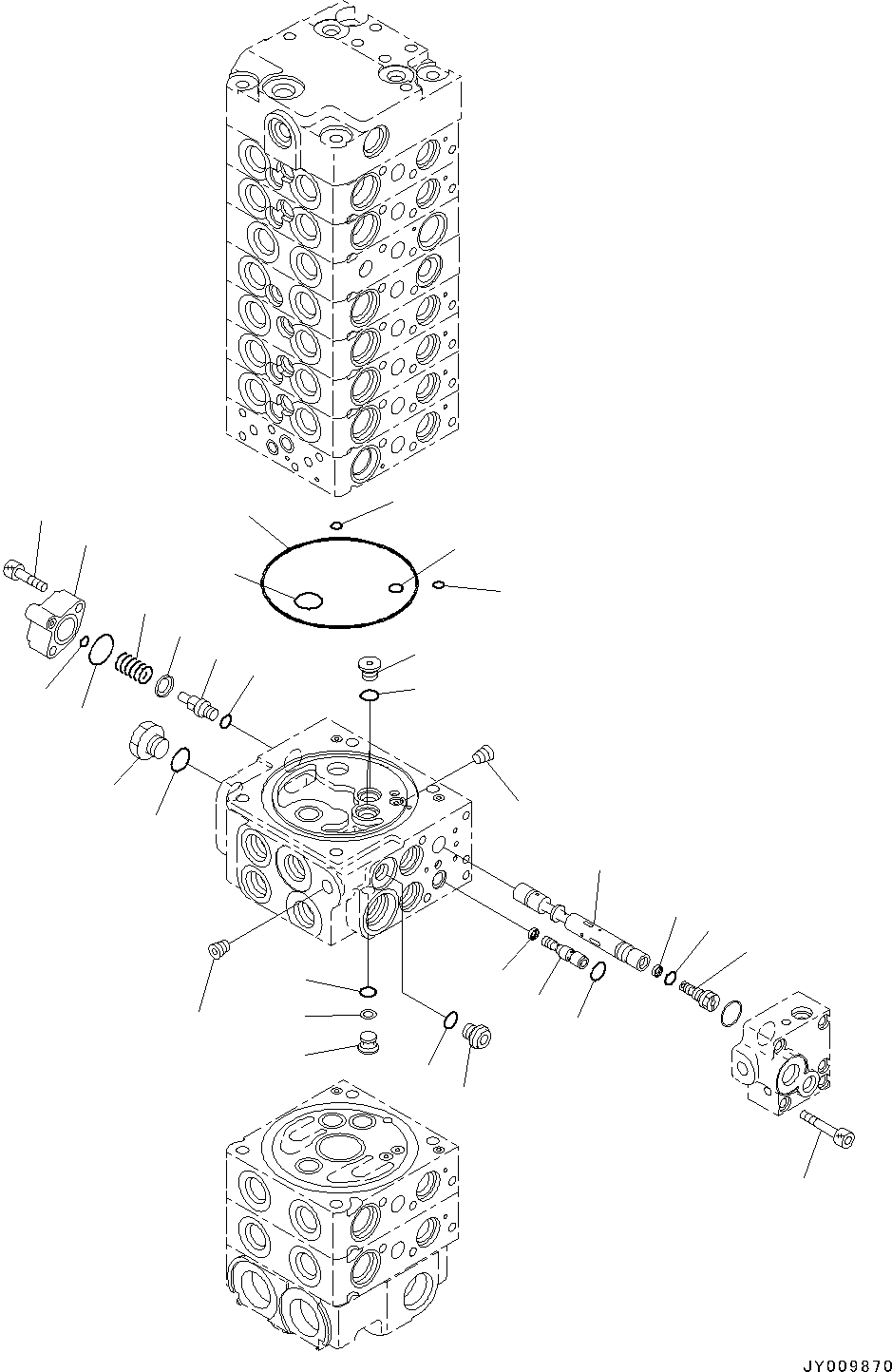 Komatsu parts book diagram for PC55MR-3 S/N 15001-UP: єЭДЫ ?Щ КЮЩМЮ, 10 КЮЩМЮ (15/25)(#16501-)