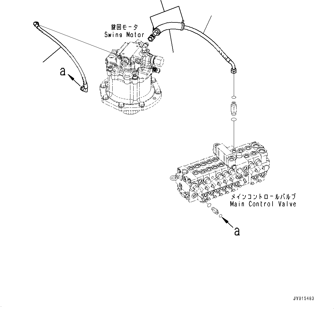 Komatsu parts book diagram for PC55MR-3 S/N 15001-UP: єЭДЫ ?Щ КЮЩМЮ, ША ?Э ”ZЉЗ ( ? ?Д ГЮѕЧЪ ?А •T)(#16006-16500)