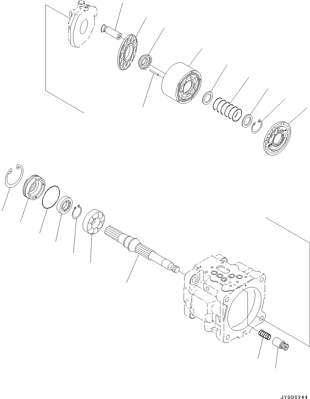 Komatsu parts book diagram for PC55MR-3 S/N 15001-UP: –ы€іОЯЭМЯ, ЛЯЅДЭ ОЯЭМЯ (2/5)(#15001-15414)