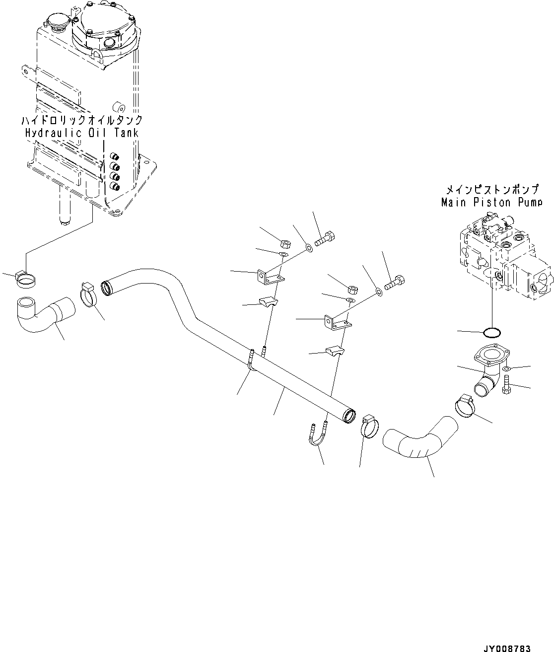 Komatsu parts book diagram for PC55MR-3 S/N 15001-UP: ?ёј ?Э ”ZЉЗ, (#15001-15400)