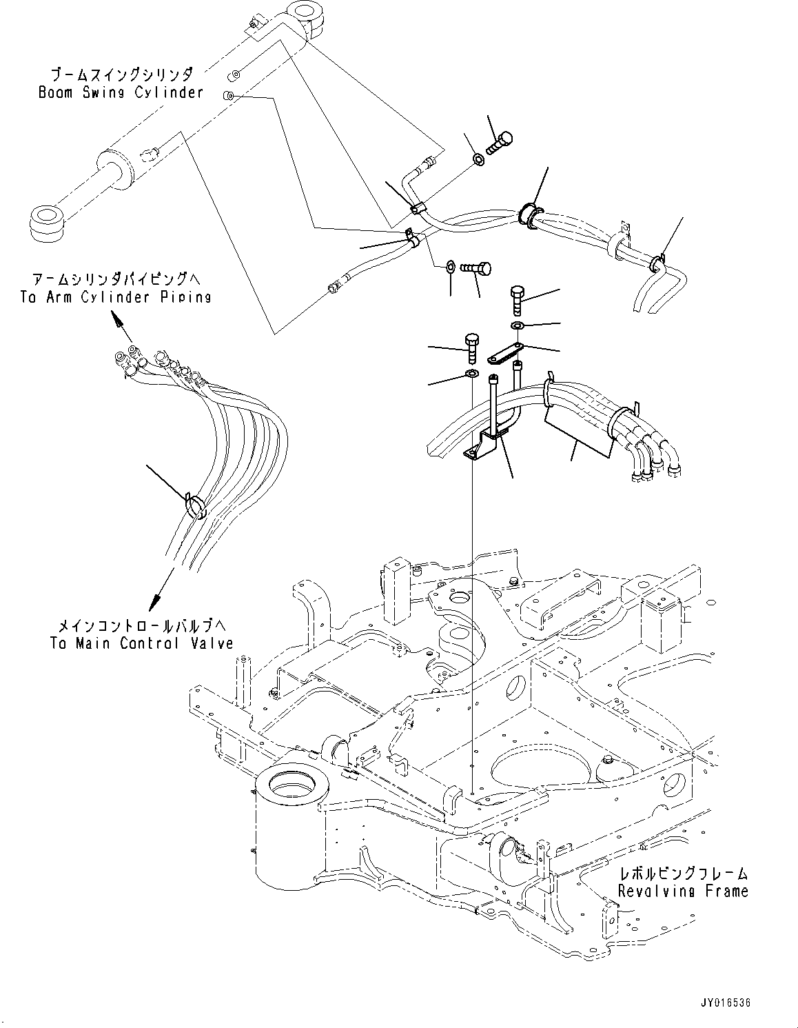 Komatsu parts book diagram for PC55MR-3 S/N 15001-UP: ?ёБ ?ґ ?А ”ZЉЗ, О ?Ѕ ёЧЭМЯ(#16501-)
