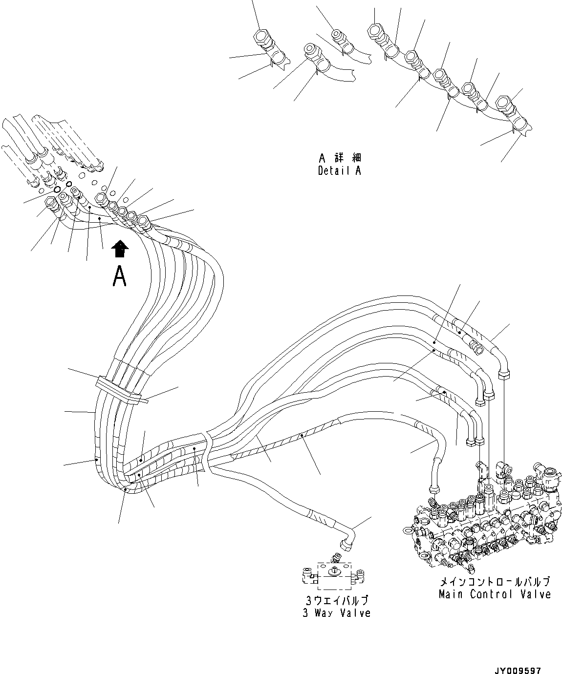 Komatsu parts book diagram for PC55MR-3 S/N 15001-UP: ?ёБ ?ґ ?А ”ZЉЗ, МЮ ?С,  ? ?С, КЮ№ЇД,  ?АЇБТЭД”ZЉЗ(#15401-16000)