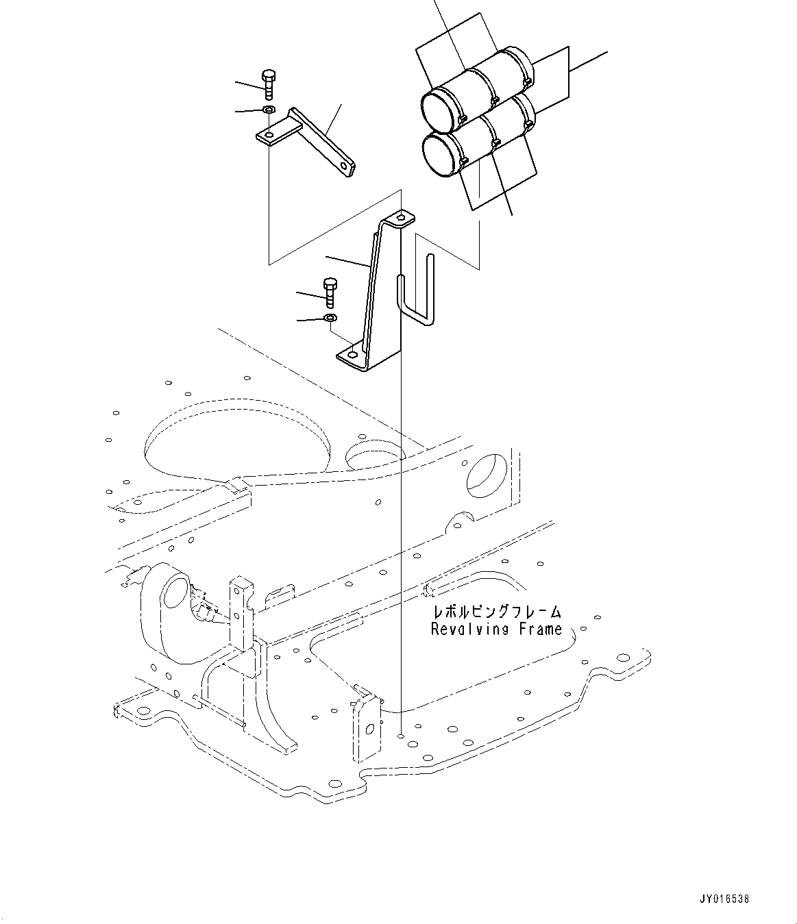 Komatsu parts book diagram for PC55MR-3 S/N 15001-UP: PPC КЮЩМЮ ”ZЉЗ—P МЮЧ№ЇД, (#15001-)