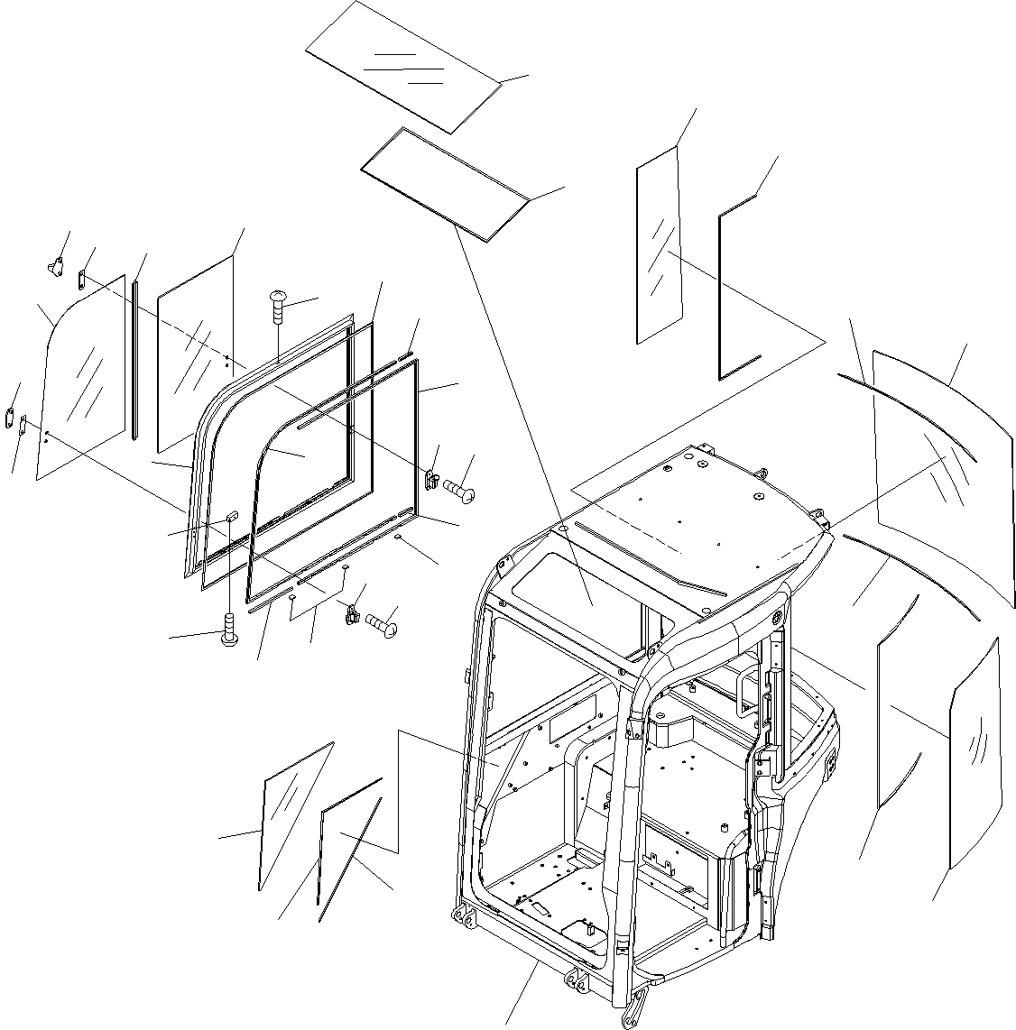 Komatsu parts book diagram for PC55MR-3 S/N 15001-UP: ? ?МЮ,  ? ?МЮ ОЮГЮ ?ҐіІЭДЮ(#15001-16000)