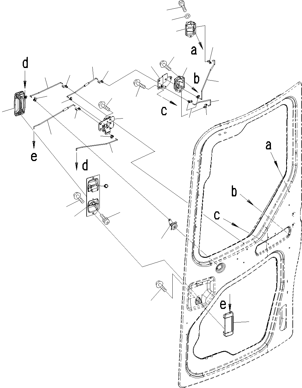 Komatsu parts book diagram for PC55MR-3 S/N 15001-UP: ? ?МЮ, ДЮ ? ЫЇё(#16501-19436)