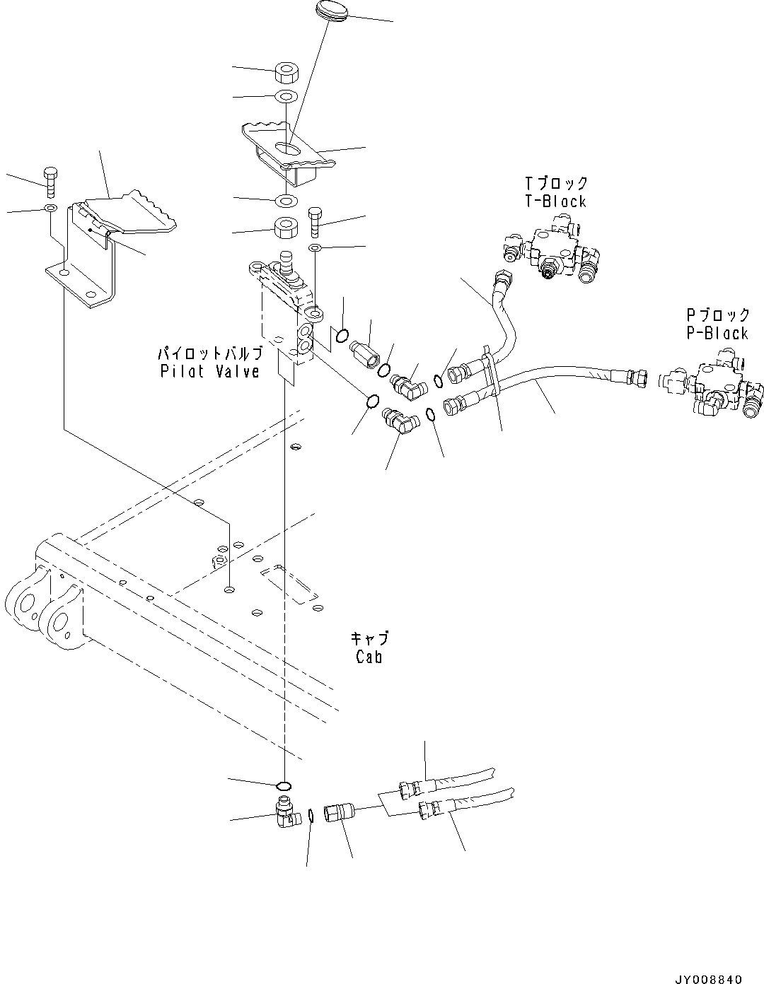 Komatsu parts book diagram for PC55MR-3 S/N 15001-UP: ? ?МЮ, МЮ ?С ЅІЭёЮ єЭДЫ ?Щ (ґ ?єЭ,  ? ?Д ГЮѕЧЪ ?А •T, ПЅА  ? ? –і, 1‘ќђЭ  ?ёБ ?ґ ?А”ZЉЗ ‘•’…‰В”\)(#15001-16000)