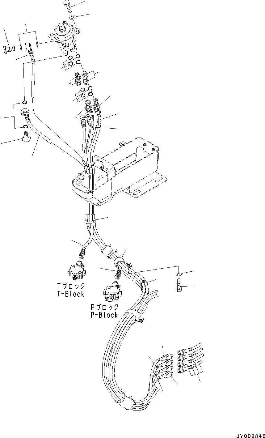 Komatsu parts book diagram for PC55MR-3 S/N 15001-UP: МЫ ? МЪ ?С, PPC ”ZЉЗ, ‰E (ПЅА  ? ? –і)(#15001-16000)