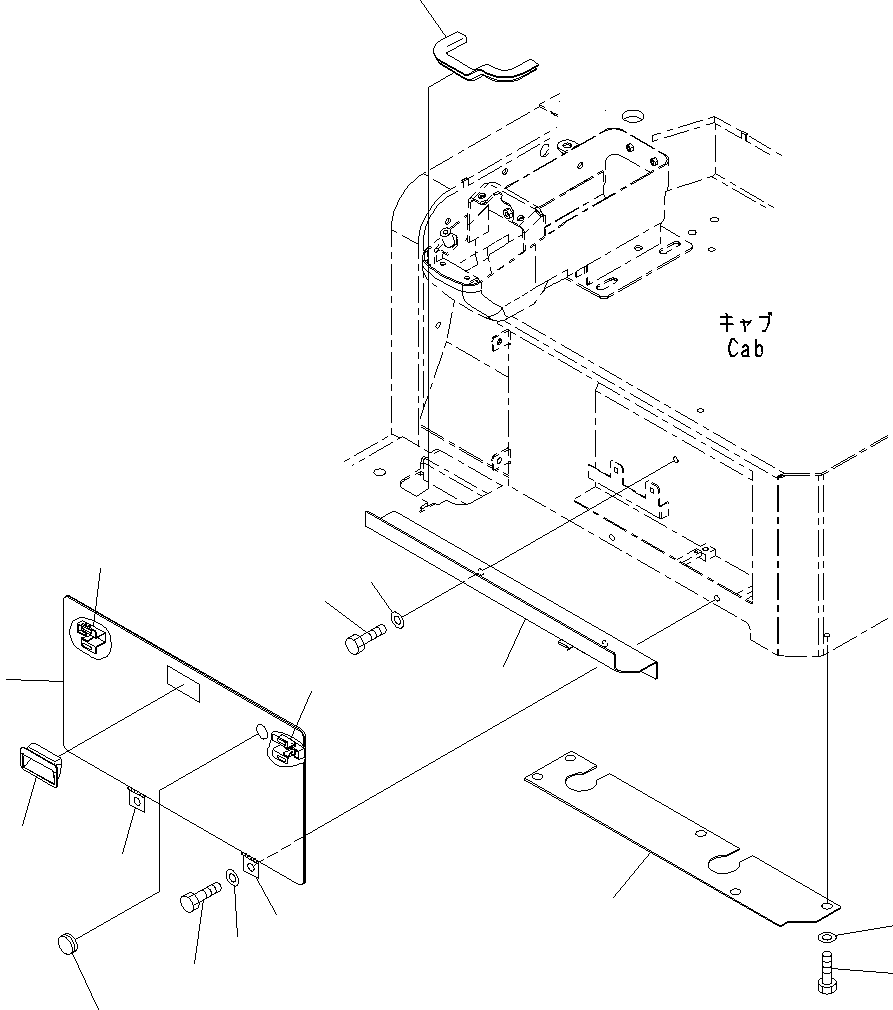 Komatsu parts book diagram for PC55MR-3 S/N 15001-UP: ? ?МЮ,  ?КЮ ?(#15001-16000)
