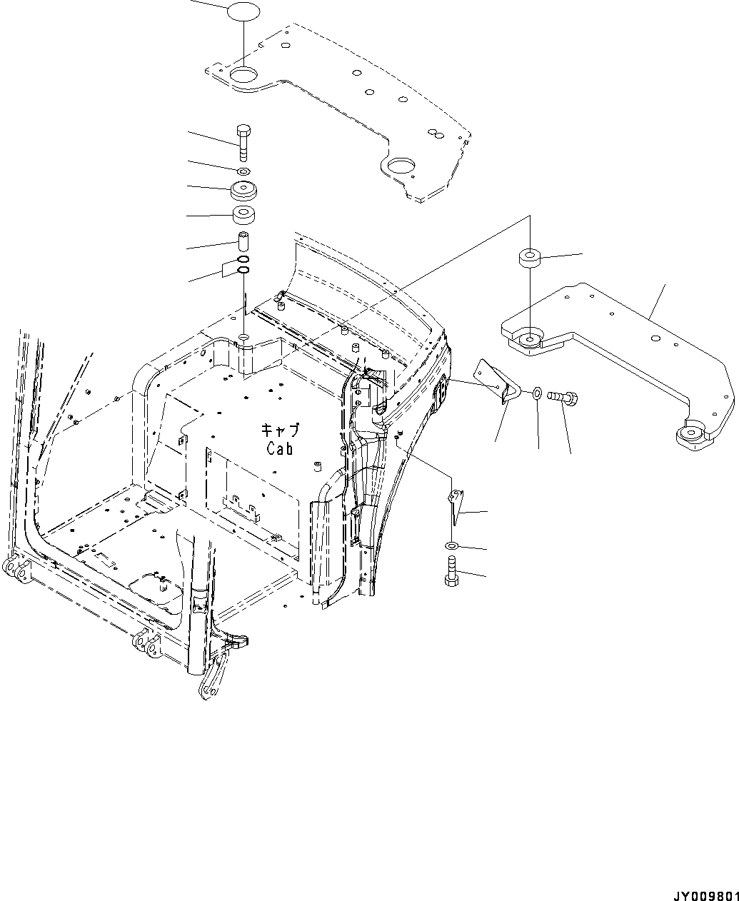 Komatsu parts book diagram for PC55MR-3 S/N 15001-UP: ? ?МЮ,  ? ?МЮ Ћж•T‚Ї(#16501-)