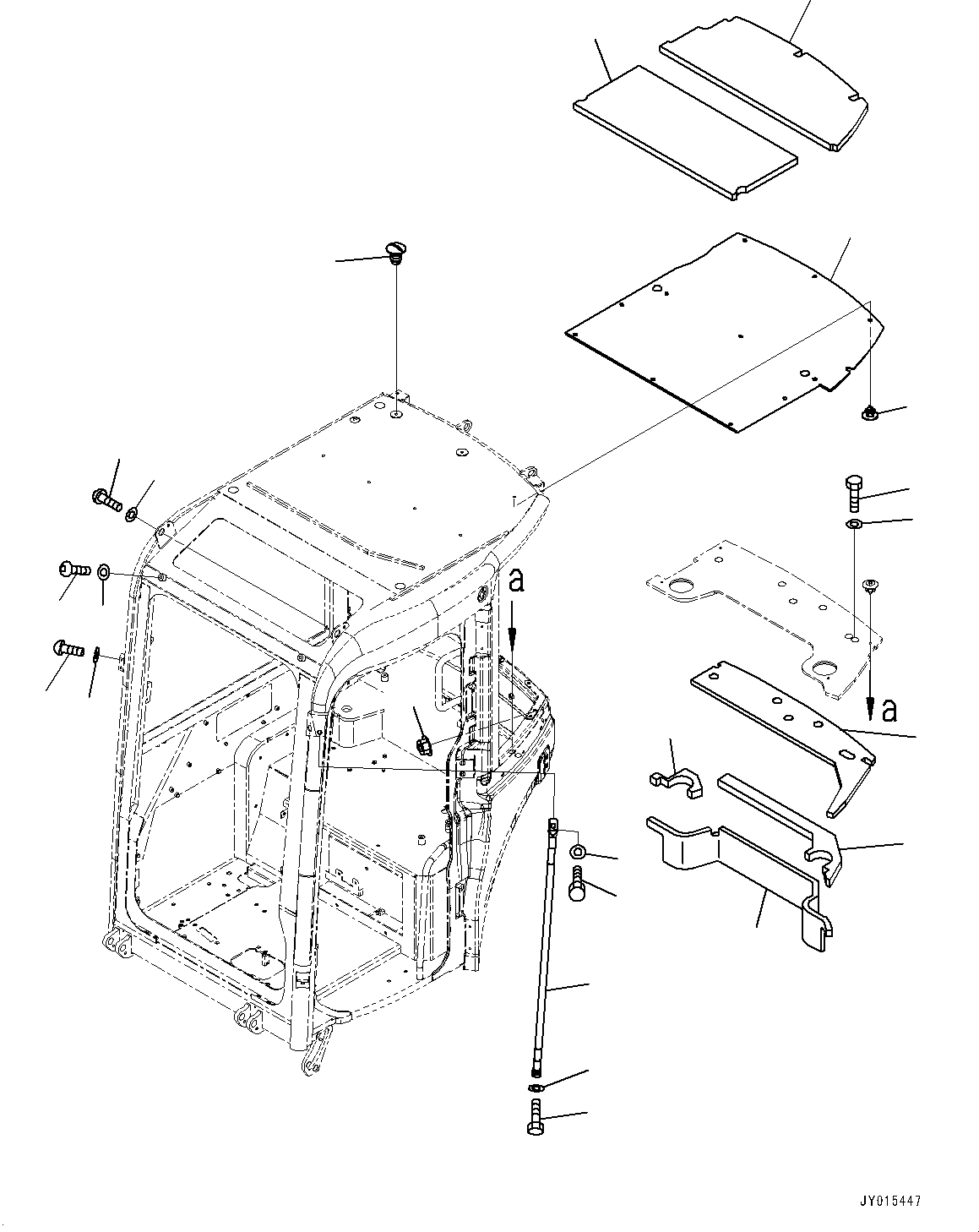 Komatsu parts book diagram for PC55MR-3 S/N 15001-UP: ? ?МЮ,  ? ?МЮ“а•”•I, ШФ ?  ?КЮ ?(#16501-)