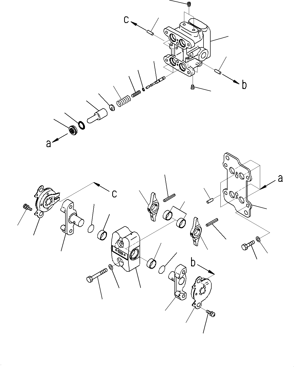 Komatsu parts book diagram for PC55MR-3 S/N 15001-UP: ? ?МЮ, PPC КЮЩМЮ(#16501-17232)