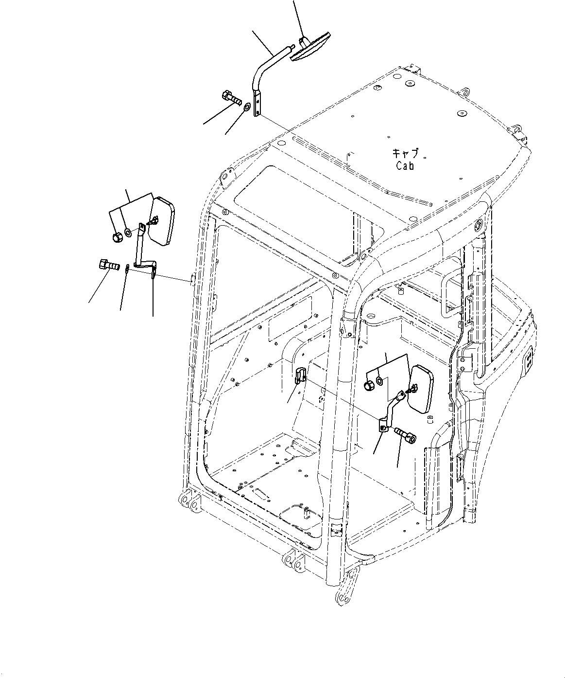 Komatsu parts book diagram for PC55MR-3 S/N 15001-UP: ? ?МЮ, ШФ ?ЛЮ ? ? РЧ ?(#16501-)