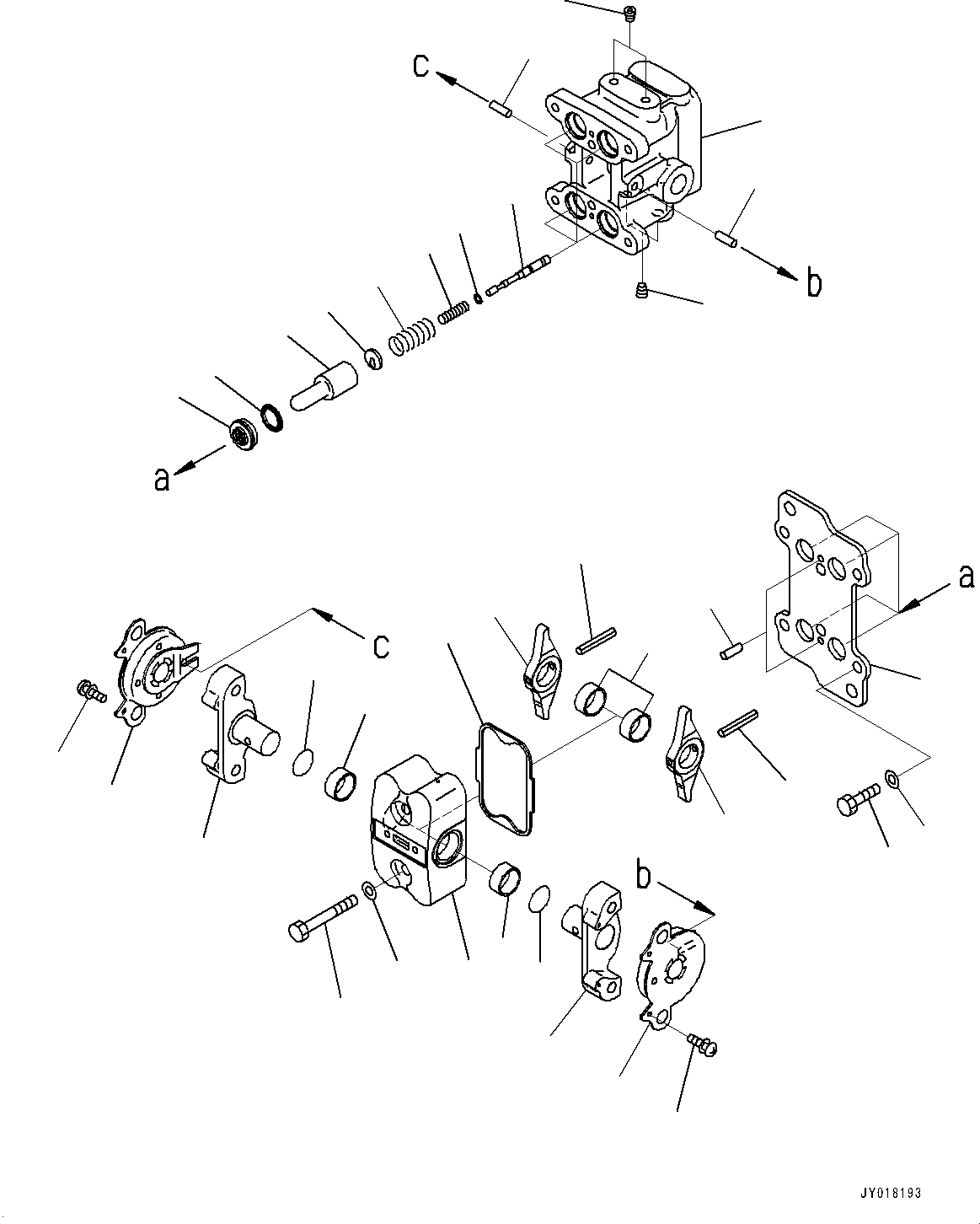 Komatsu parts book diagram for PC55MR-3 S/N 15001-UP: ? ?МЮ, PPC КЮЩМЮ(#17233-)
