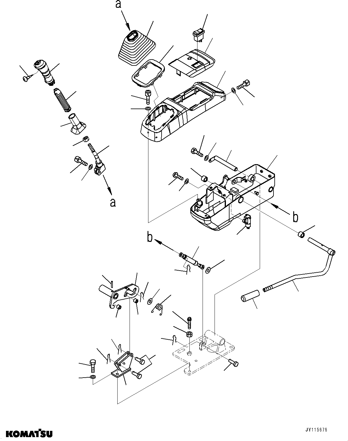 Komatsu parts book diagram for PC55MR-3 S/N 15001-UP: ? ?МЮ, МЫ ?, єЭї ?Щ, Ќ ?(#19692-)